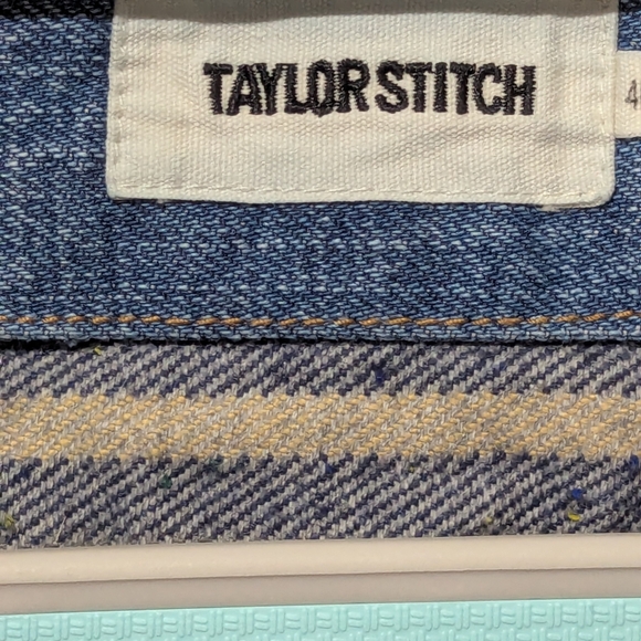 Taylor Stitch Men's Size 46 The Workhorse In Fletcher Wash Organic Selvage - Picture 4 of 16